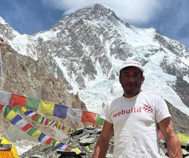 Con il supporto di Webuild Mattia Conte sulla vetta del Broad Peak