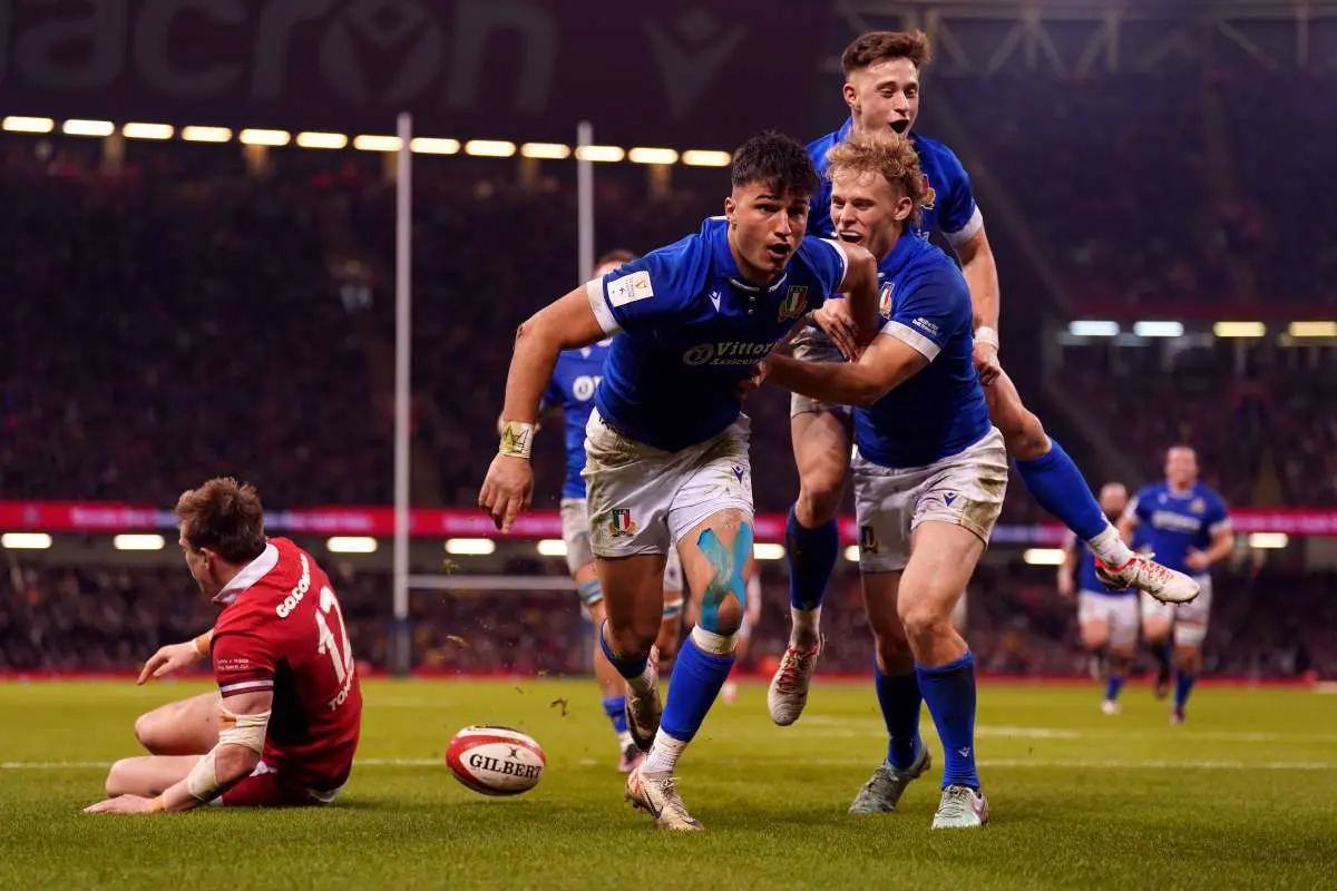 Italrugby vince in Galles, azzurri mai così nel Sei Nazioni